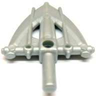 Lego zbraň Bionicle, světle šedá lesklá (55237d PEARL LIGHT GRAY)